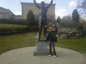 Yo Philly! (Sorry Rocky, I cut your hands off)