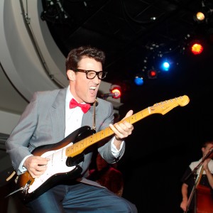 John Mueller as Buddy Holly - Winder Dance Party®