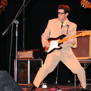 John Mueller as Buddy Holly - Winder Dance Party®